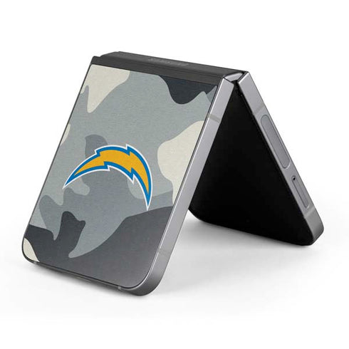 NFL Los Angeles Chargers Camo Galaxy Z Flip6 Skin